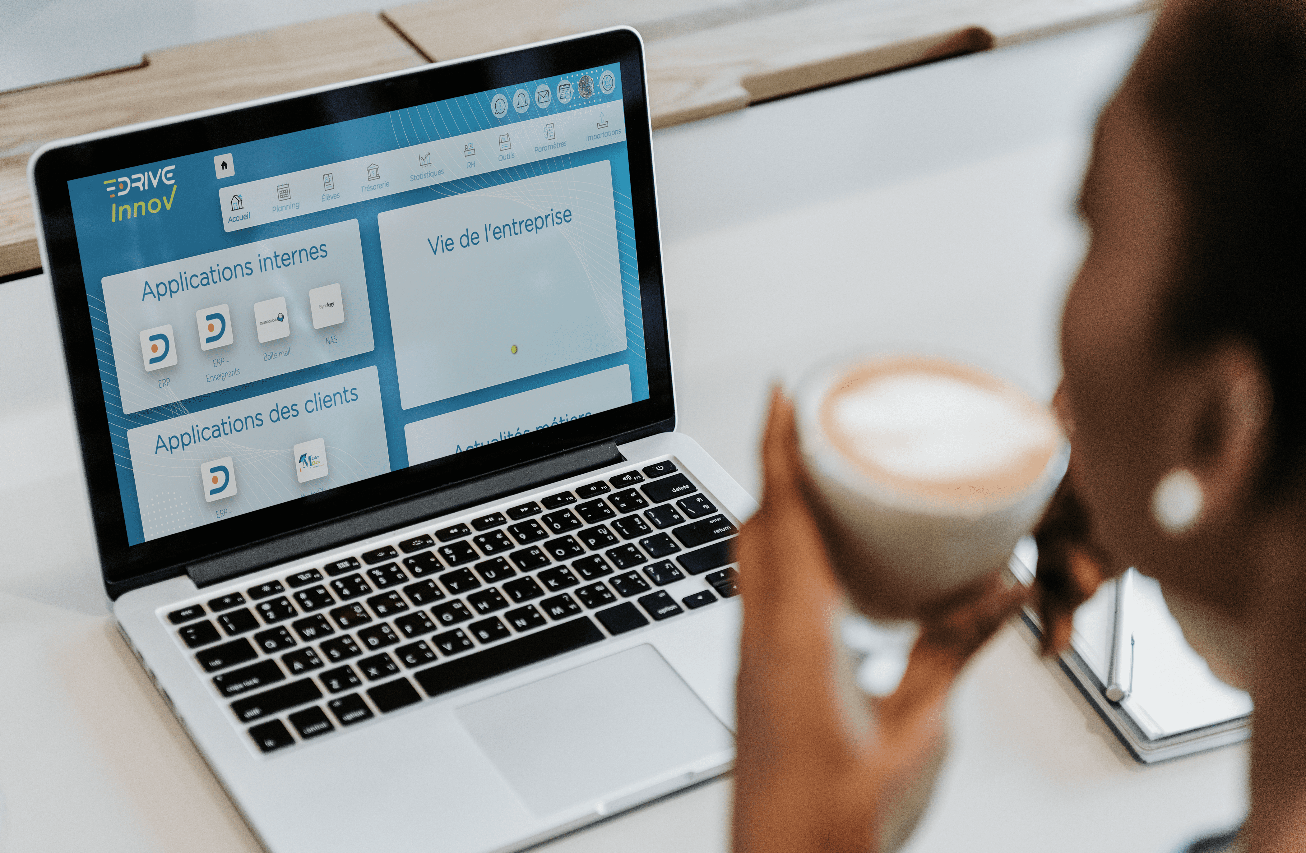 mokup application administration- Drive Innov